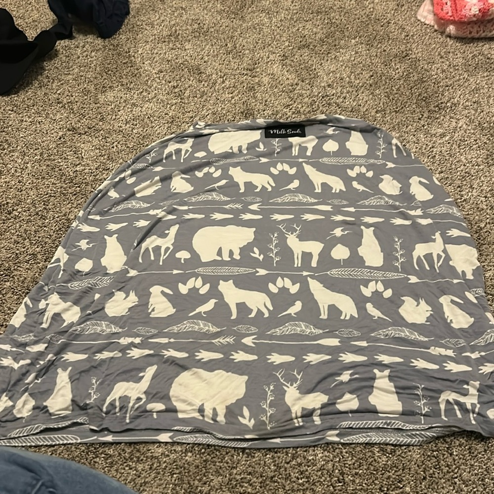 Milk snob nursing cover/car seat cover